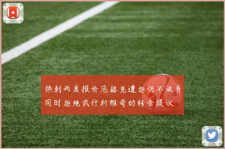 热刺两度报价范赫克遭拒仍不放弃同时拒绝武什科维奇的转会提议